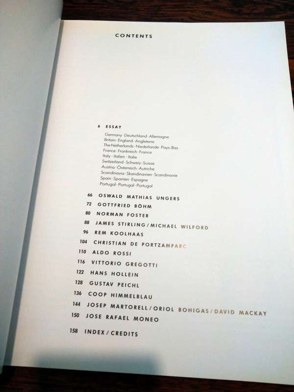 CONTEMPORARY EUROPEAN ARCHITECTS: Volume I - Wolfgang Amsoneit