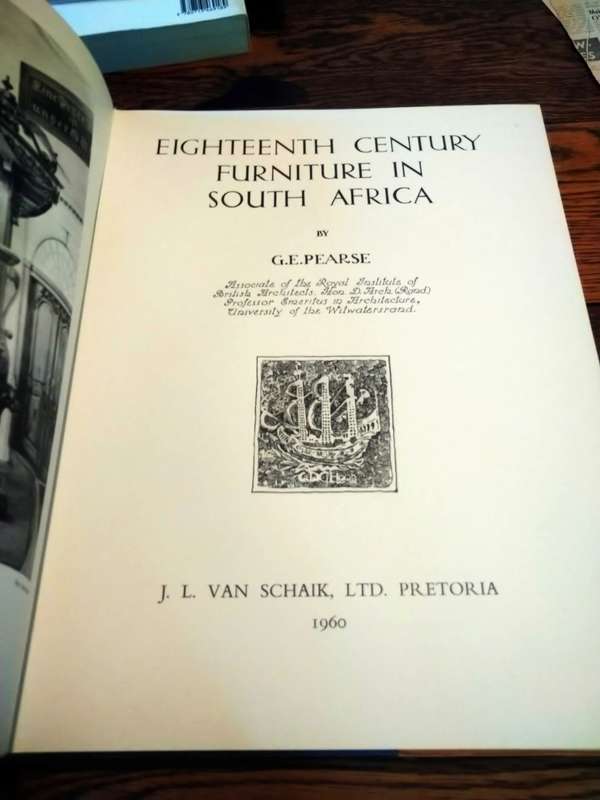 EIGHTEENTH CENTURY FURNITURE IN SOUTH AFRICA - GE Pearse