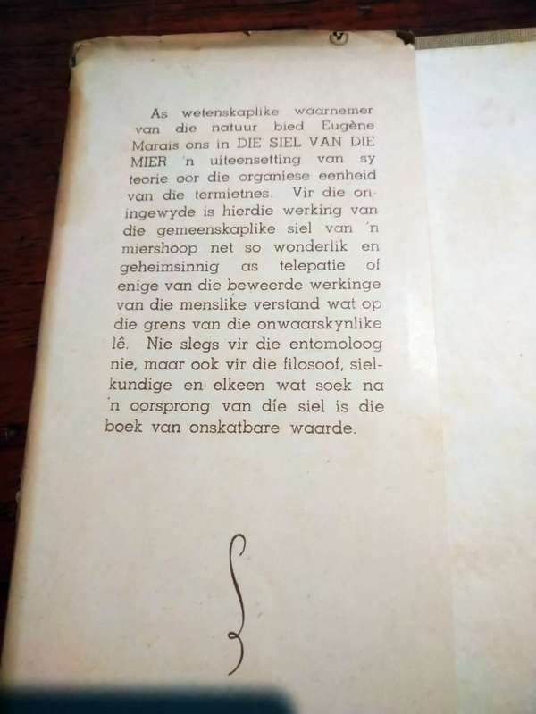 DIE SIEL VAN DIE MIER - Eugene M Marais