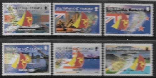 Isle of Man MNH 2000 Round the World Yacht Race / Ships