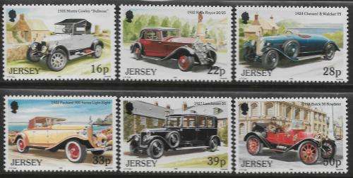Jersey 1992 MNH Vintage Cars / Vehicles