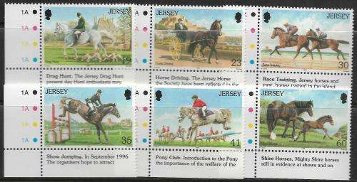 Jersey 1996 MNH Horses