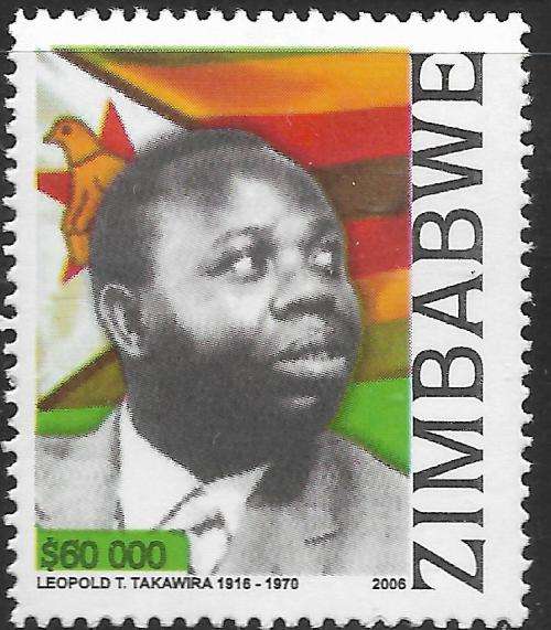 Zimbabwe 2006 MNH L Takawira um SG Cat R10