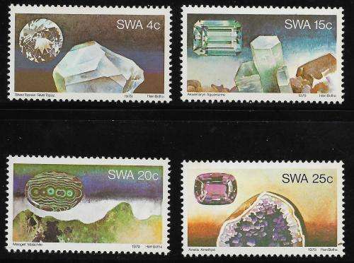 SWA  MNH 1979 Semi-precious Stones / Minerals um