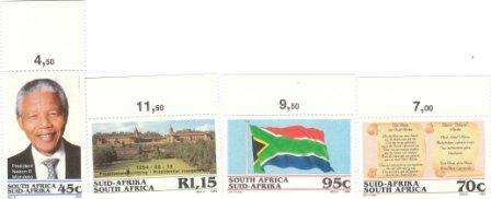 RSA 1994 Mandela set um
