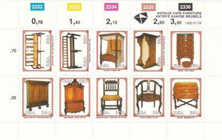 RSA um 1992 Cape furniture