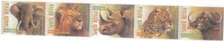 RSA um 2001 Big Five Setenant strip of five