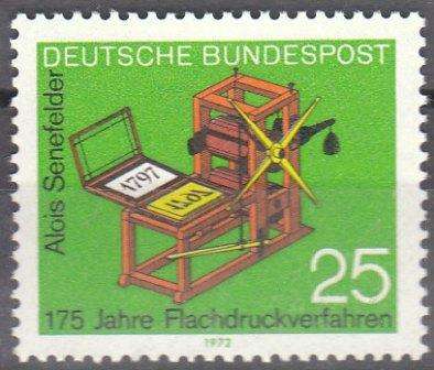West Germany 1972 unmounted mint  Michel 715 - Press