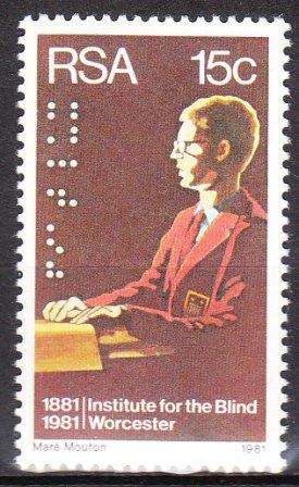 RSA um 1981 Reading Braille
