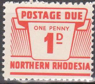 Northern Rhodesia Unmounted mint 1963 Postage Dues SACC Cat R25