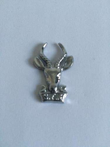 SADF Infantry "Bokkop" Collar Badge (No Pins)