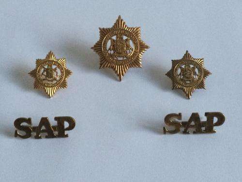 SA Police Cap, Collar & Shoulder Title Badges