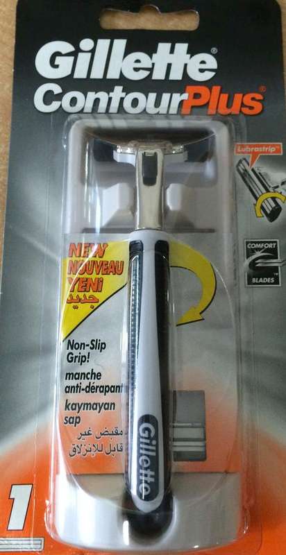Original Blister packed Men's Gillette Contour Plus (ATRA) Razor with 1 Blade Cartridge