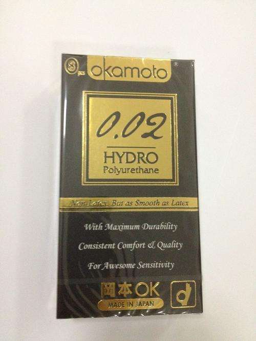 16 OKAMOTO 0.02 Ultra Thin HYDRO condoms safe sex Made in Japan