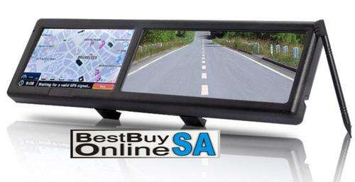 Bluetooth Rearview Mirror with Built-in GPS Navigation + AVI IN (FREE SHIPPING)