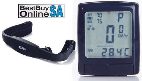 Digital Cycling Computer with Wireless Heart Rate Monitor Chest Strap (Free Shipping)