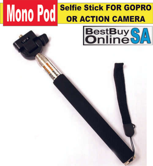 Selfy Stick Mono Pod  for Gopro or Action Sport Camera - Gopro Accessories