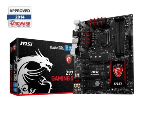 **TOP Z97** MSI Z97 GAMING 5 MOTHERBOARD**LED**HDMI**SOCKET 1150**7.1 AUDIO**