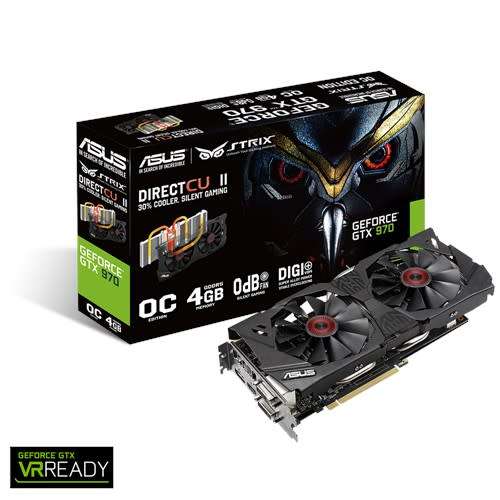 **ASUS ROG STRIX GTX 970 4GB**EXCELLENT CONDITION**FAST GPU**ORIGINAL PACKAGING**