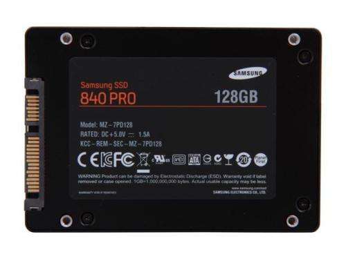 **SAMSUNG 840 PRO** 128GB SSD - **GOOD WORKING CONDITION**