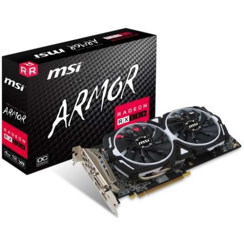 MSI RADEON RX 580 ARMOR 4GB OC  - GAMING GRAPHICS CARD