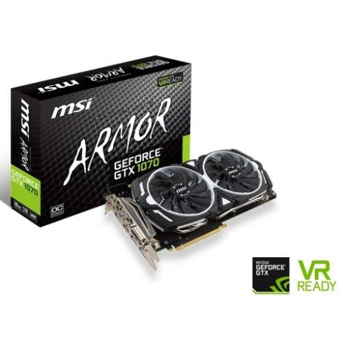 MSI GTX 1070 ARMOR 8G   - GAMING GRAPHICS CARD