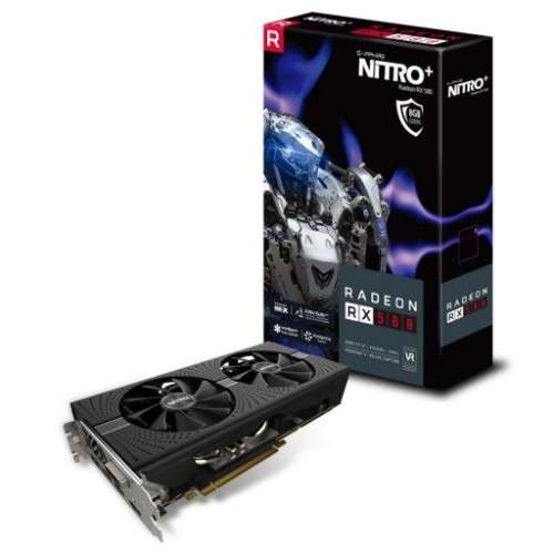 SAPPHIRE NITRO + RX580 8G GAMING GRAPHICS CARD