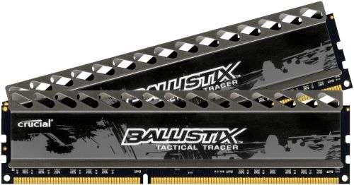 CRUCIAL BALLISTIX TACTICAL TRACER - 16GB (4x4GB) 1866MHZ DDR3 GAMING RAM