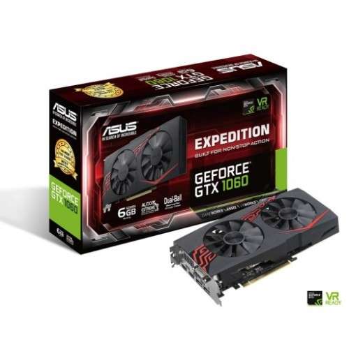 ASUS GTX 1060 6G EXPEDITION ** GAMING GRAPHICS CARD ** ORIGINAL PACKAGING ** WARRANTY **