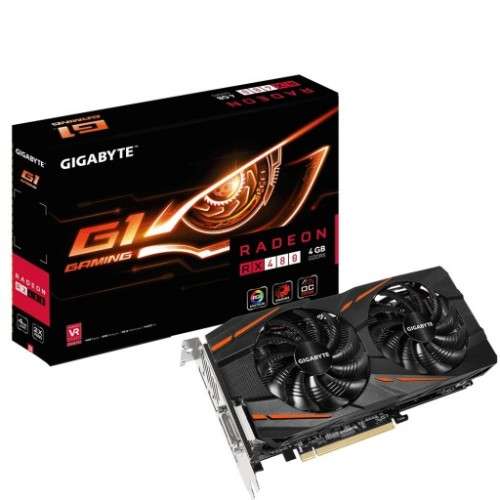 GIGABYTE RX480 4G G1 GAMING - GRAPHICS CARD