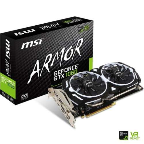 MSI GTX 1060 6G ARMOR ** GAMING GRAPHICS CARD ** WARRANTY ** GOOD CONDITION **