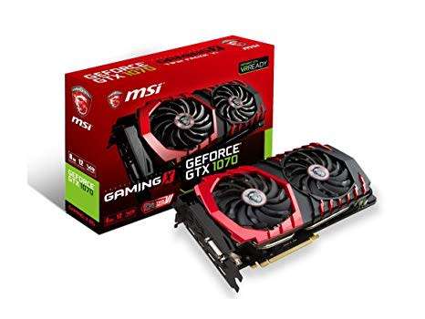 MSI GTX 1070 8G GAMING X ** GAMING GRAPHICS CARD ** WARRANTY ** EXCELLENT CONDITION **