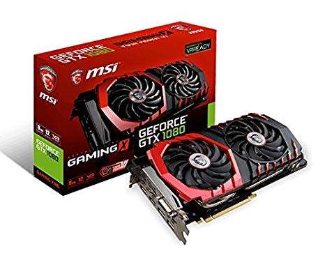 MSI GTX 1080 8G GAMING X ** GAMING GRAPHICS CARD ** WARRANTY ** EXCELLENT CONDITION **