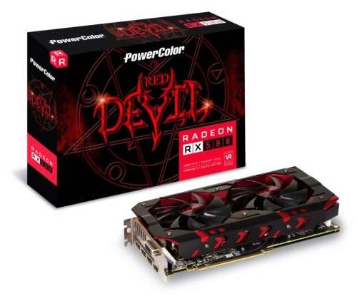POWERCOLOR RX580 8GB RED DEVIL ** GAMING GRAPHICS CARD ** GOOD CONDITION**WARRANTY ** OG PACKAGING**