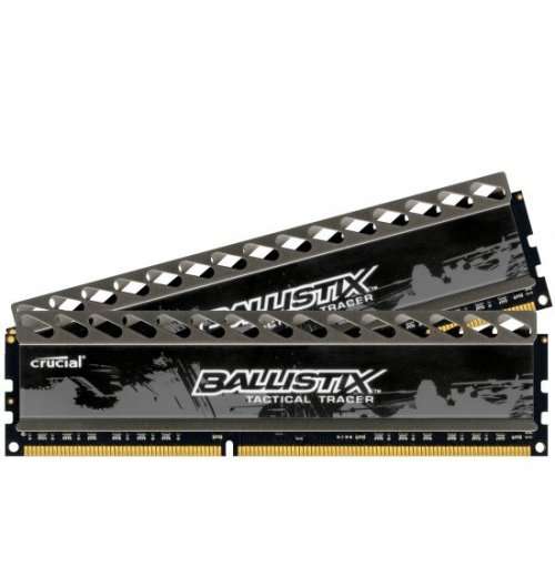 CRUCIAL BALLISTIX TACTICAL 16GB DDR3 RAM ** 4x4GB ** 1866MHz ** GOOD CONDITION ** WARRANTY **
