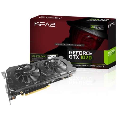 GALAX GTX 1070 EX 8G  ** GAMING GRAPHICS CARD ** GOOD CONDITION ** WARRANTY **