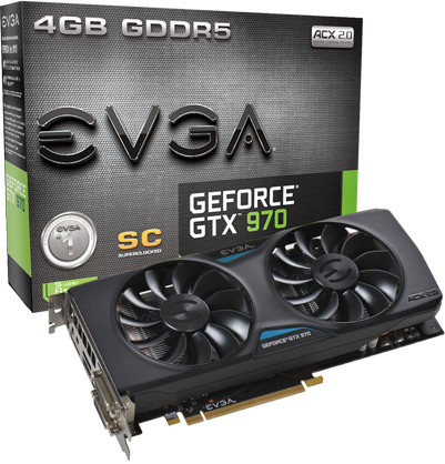 EVGA GEFORCE GTX 980 SC GAMING ACX 2.0 ** GAMING GRAPHICS CARD ** ORIGINAL PACKAGING ** WARRANTY **