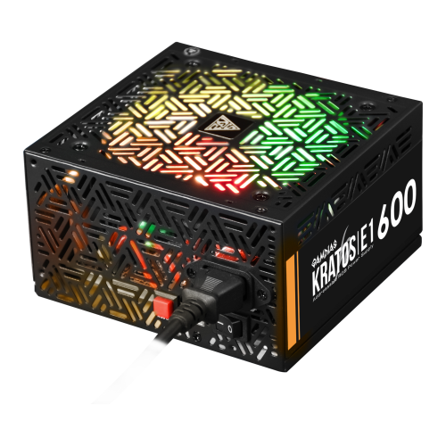 GAMDIAS KRATOS E1 ** 600w GAMING POWER SUPPLY ** 80+ ** WARRANTY ** EXCELLENT CONDITION **