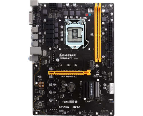 BIOSTAR TB250 - BTC ** MOTHERBOARD ** GOOD CONDITION ** WARRANTY **