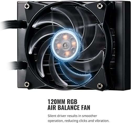 COOLER MASTER MASTERLIQUID ML120 RGB ** LIQUID CPU COOLER ** GOOD CONDITION ** WARRANTY **