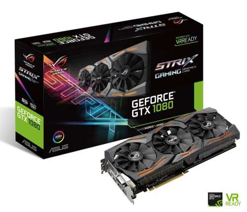 Asus Gtx 1080 8G Rog Strix - Gaming Graphics Card - Good Condition - Warranty