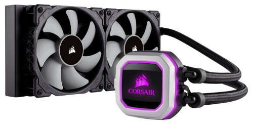 CORSAIR H100i PRO RGB 240MM  ** LIQUID CPU COOLER ** EXCELLENT CONDITION ** WARRANTY **