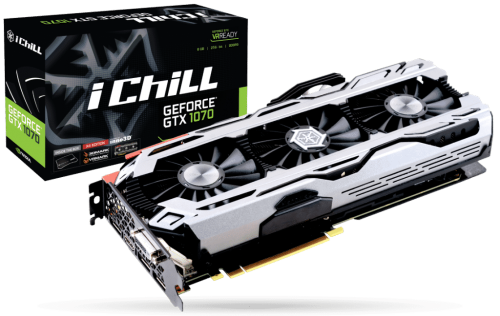 INNO3D ICHILL GTX  X4 1070 8G ** GAMING GRAPHICS CARD ** WARRANTY ** GOOD CONDITION **