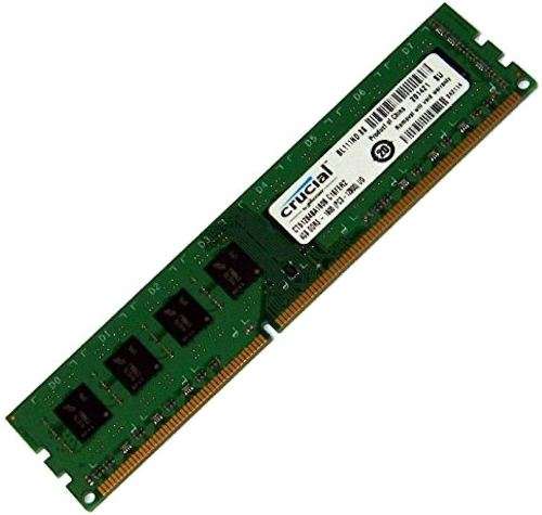 CRUCIAL 4GB 1600MHz DDR3 ** DESKTOP RAM ** EXCELLENT CONDITION ** WARRANTY **