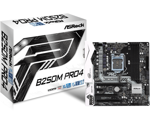 ASROCK B250M PRO 4  ** GAMING MOTHERBOARD ** GOOD CONDITION ** WARRANTY **