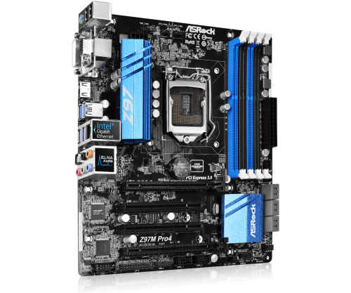 ASROCK Z97M PRO4  ** GAMING MOTHERBOARD ** GOOD CONDITION ** WARRANTY **