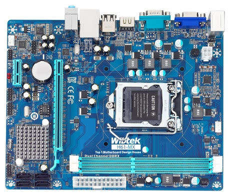 WIBTEK INTEL H61-MX ** MOTHERBOARD ** EXCELLENT CONDITION ** WARRANTY **