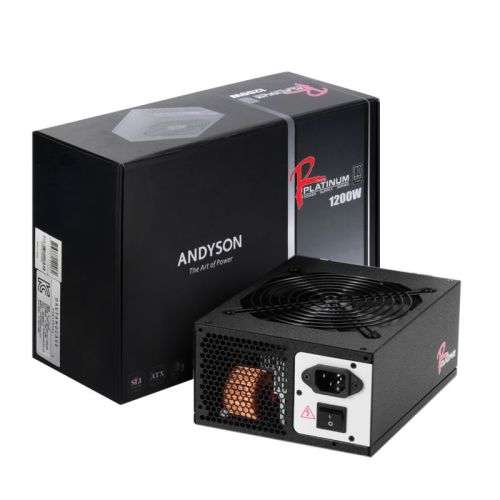 ANDYSON R PLATINUM ** 1200W POWER SUPPLY ** 80+ PLATINUM ** EXCELLENT CONDITION ** WARRANTY **