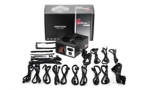 ANDYSON R PLATINUM ** 1200W POWER SUPPLY ** 80+ PLATINUM ** EXCELLENT CONDITION ** WARRANTY **