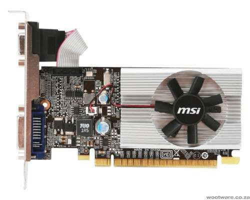 MSI N210 1GD3/LP ** GRAPHICS CARD ** WARRANTY ** GOOD CONDITION **